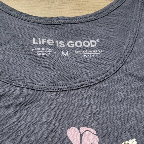Life is Good W's Spring WildFlower Garden Textured Slub Tank - Picture 7 of 7